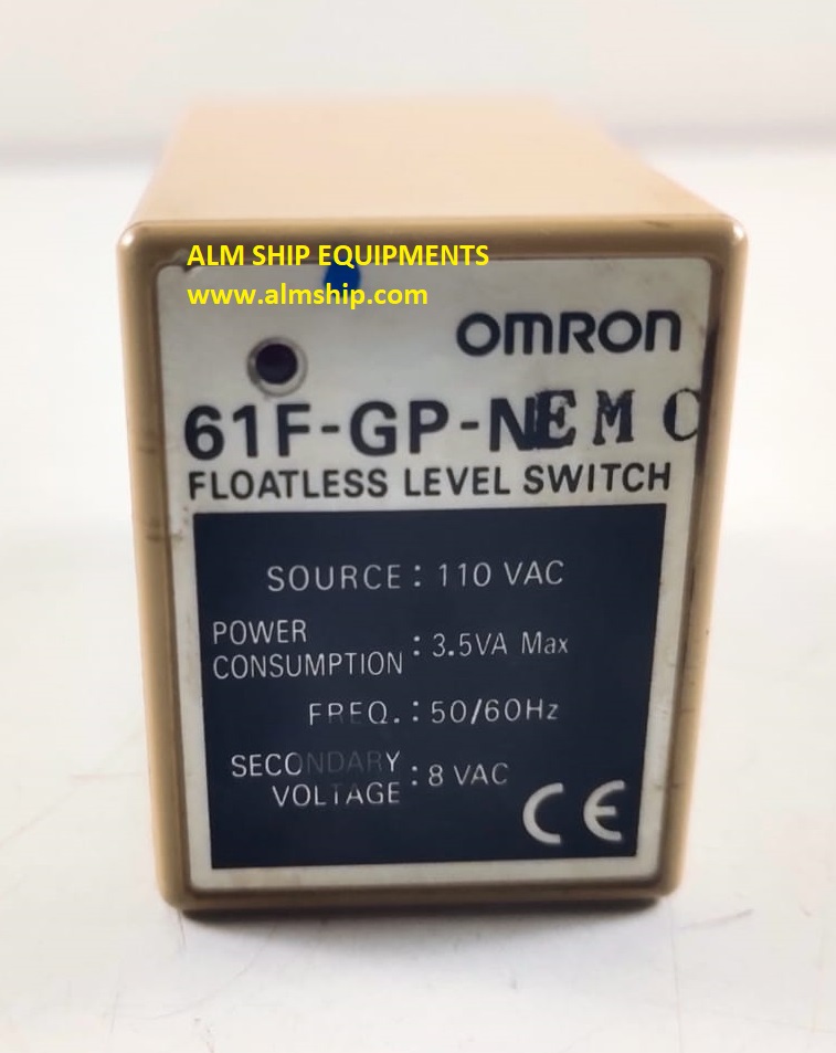 FLOATLESS LEVEL SWITCH 61F-GP-N FOR BOILER OMRON | ALM SHIP EQUIPMENTS